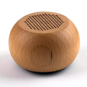 BSCI & FCC Factory High Sound Quality Portable Mini Wooden Box Wireless BT Speaker with TWS for Outdoor